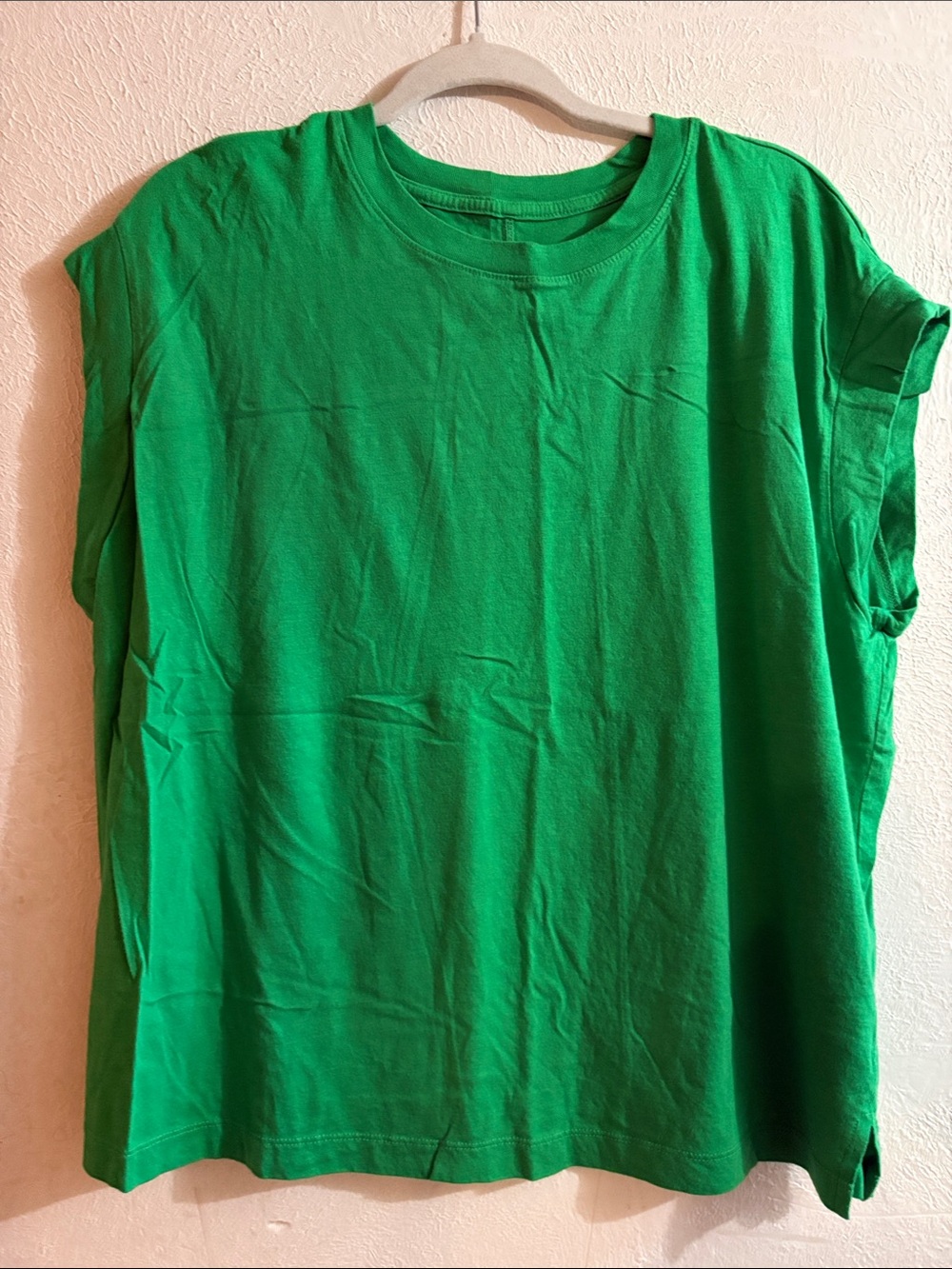 a new day Bright Green Short Sleeve Crewneck Tee